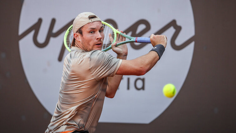 Lucas Miedler spielte sich im Einzel für den Doppel-Wettbewerb ein.