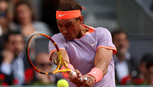 Rafael Nadal hat sich am Donnerstag locker einspielen können