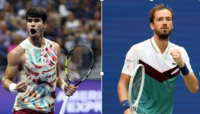 Mit Carlos Alcaraz und Daniil Medvedev treffen die beiden letztmaligen US Open-Sieger aufeinander.