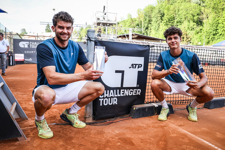 Nico Hipfl und Jerome Kym am Samstag in Mauthausen Nico Hipfl und Jerome Kym am Samstag in Mauthausen