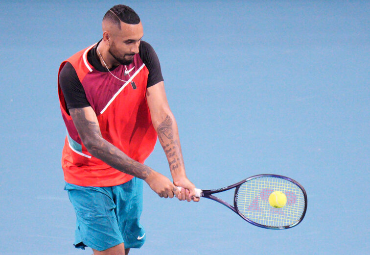 Nick Kyrgios defeated Andrey Rublev in straight sets