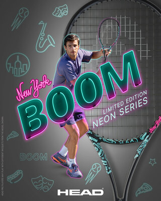 Lorenzo Musetti steht Pate für die HEAD BOOM NEON Serie