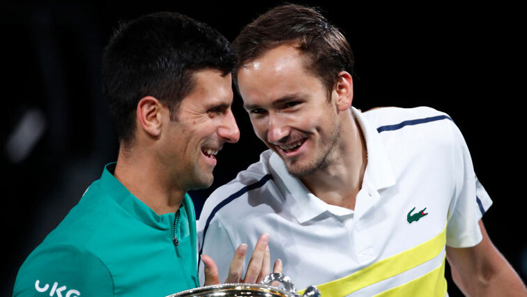 Novak Djokovic und Daniil Medvedev fahren sicher nicht wegen des Preisgelds nach Australien Novak Djokovic and Daniil Medvedev are definitely not going to Australia because of the prize money