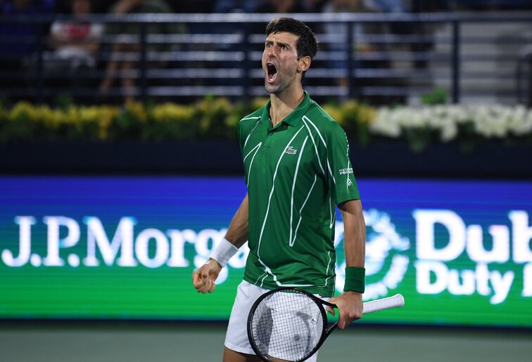 Novak Djokovic ist mit seinem Spielstil ein Garant für Comebacks - und auch auf unserer Liste zu finden Novak Djokovic's style of play guarantees comebacks - and can also be found on our list