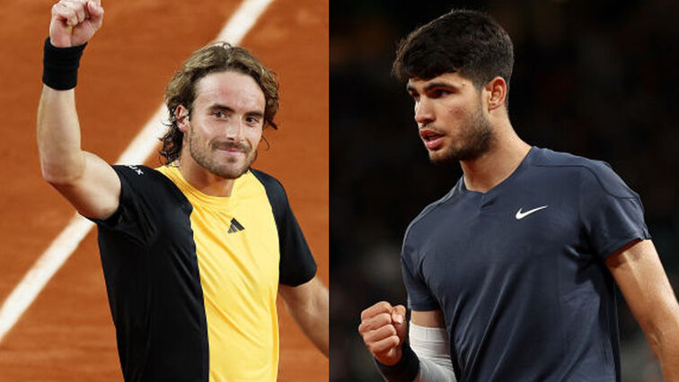 Stefanos Tsitsipas hat noch nie gegen Carlos Alcaraz gewonnen