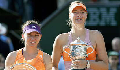 Diese Niederlage tut besonders weh - Sharapova schlägt Halep im Paris-Finale 2014