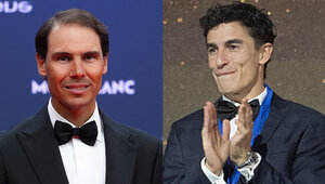 Rafael Nadal und Marc Marquez - zwei spanische Legenden