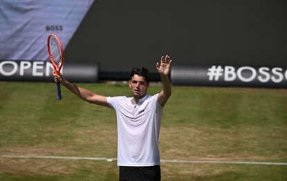 Taylor Fritz zog ins Finale ein Taylor Fritz zog ins Finale ein