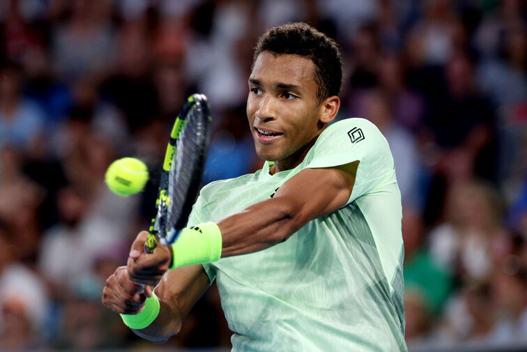 Felix Auger-Aliassime hat sich den Mittwoch mit einem Sieg versüßt. Felix Auger-Aliassime hat sich den Mittwoch mit einem Sieg versüßt.