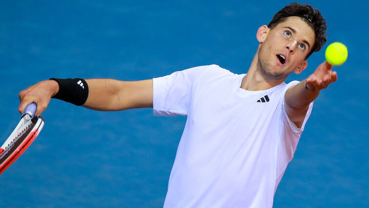 Dominic Thiem on Saturday in Rijeka