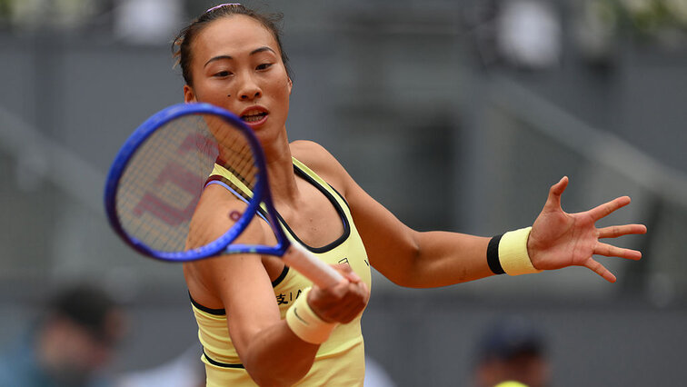 Qinwen Zheng ist in Madrid in die dritte Runde eingezogen