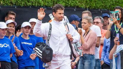 Dominic Thiem beim Challenger in Salzburg 2022 Dominic Thiem beim Challenger in Salzburg 2022