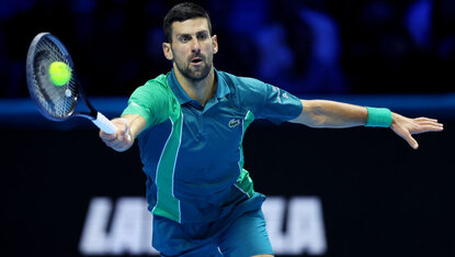 Novak Djokovic am Donnerstag in Turin Novak Djokovic am Donnerstag in Turin