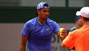 2017 hat Nick Kyrgios in Roland-Garros auch im Doppel gespielt - an der Seite von Jordan Thompson