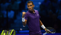 Mit einem Comeback-Erfolg gegen Ben Shelton konnte Felix Auger-Aliassime bei den ATP-Finals in Turin seinen ersten Sieg einfahren. Getty Images