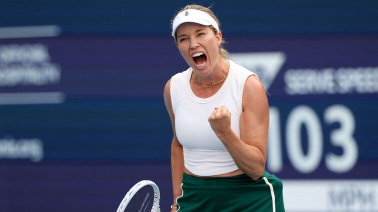 Danielle Collins spielt auch in Charleston weiterhin groß auf. Danielle Collins continues to make a big impact in Charleston.