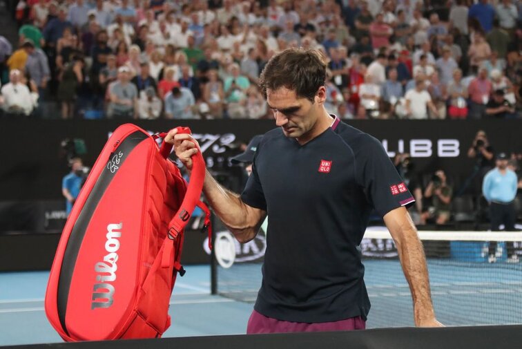 Roger Federer in Melbourne
