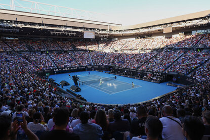 Die Rod Laver Arena ist in den kommenden beiden Wochen der Nabel der Tenniswelt Die Rod Laver Arena ist in den kommenden beiden Wochen der Nabel der Tenniswelt