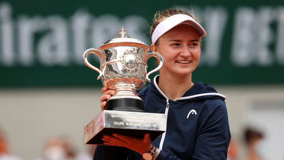 Barbora Kejcikova konnte 2021 in Paris ihren ersten Grand-Slam-Erfolg im Einzel feiern.