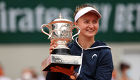 Barbora Kejcikova konnte 2021 in Paris ihren ersten Grand-Slam-Erfolg im Einzel feiern.