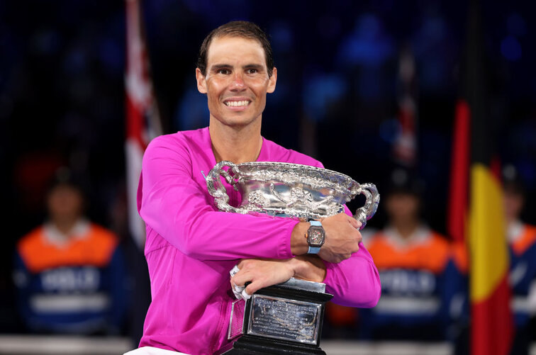 Zu Beginn des Jahres gewann Rafael Nadal die Australian Open Zu Beginn des Jahres gewann Rafael Nadal die Australian Open