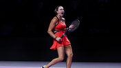 Aryna Sabalenka spielt am Samstag gegen Elena Rybakina um den Titel bei den WTA Finals.