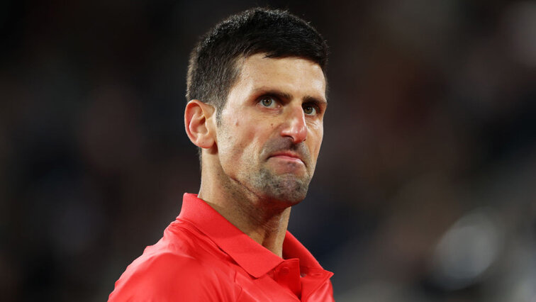 Novak Djokovic war am Dienstagabend wieder einmal nicht happy Novak Djokovic war am Dienstagabend wieder einmal nicht happy