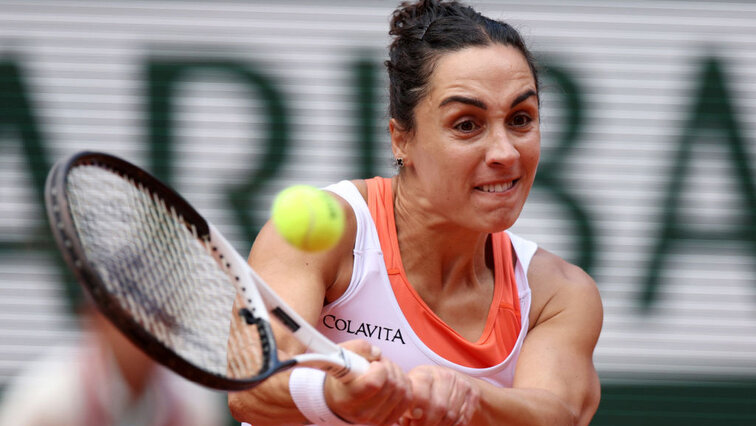 Martina Trevisan am Dienstag in Roland Garros