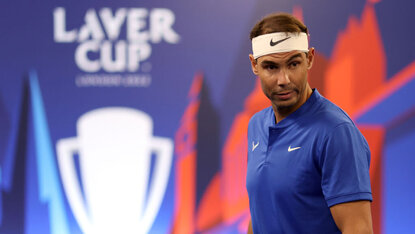 In Manacor ist Rafael Nadal ins Training für den Laver Cup in Berlin eingestiegen. Getty Images