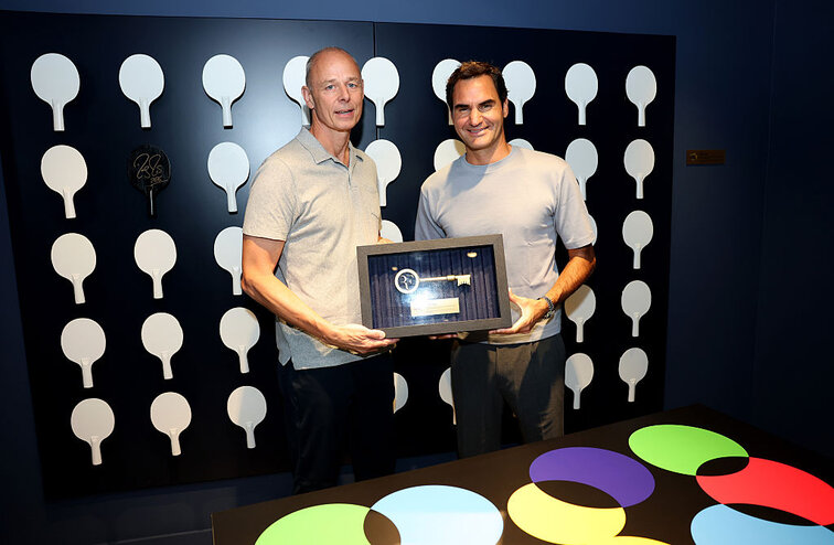 Roger Federer hat nun sein eigenes Zimmer in der O2-Arena