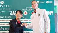 Yoshihito Nishioka und Jan-Lennard Struff eröffnen den Davis Cup in Tokio Yoshihito Nishioka und Jan-Lennard Struff eröffnen den Davis Cup in Tokio