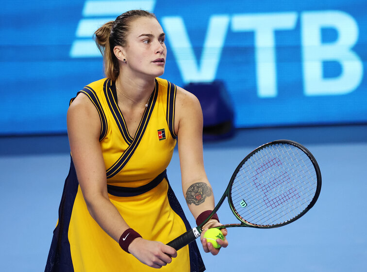 Aryna Sabalenka scheiterte in Moskau im Viertelfinale Aryna Sabalenka failed in Moscow in the quarterfinals