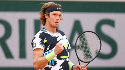 Andrey Rublev hatte mit Ugo Humbert ordentlich zu kämpfen Andrey Rublev hatte mit Ugo Humbert ordentlich zu kämpfen