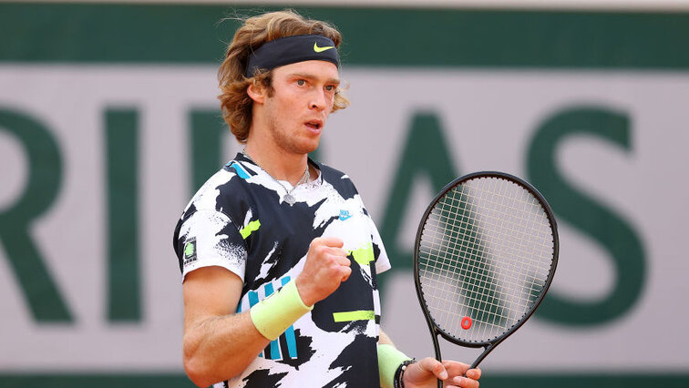 Andrey Rublev had a tough fight with Ugo Humbert