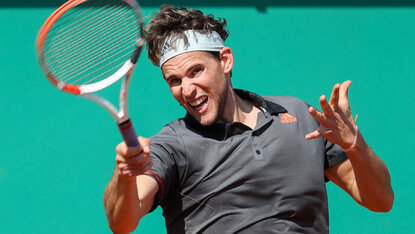 Dominic Thiem hat im ersten Matach nach der Pause nichts anbrennen lassen