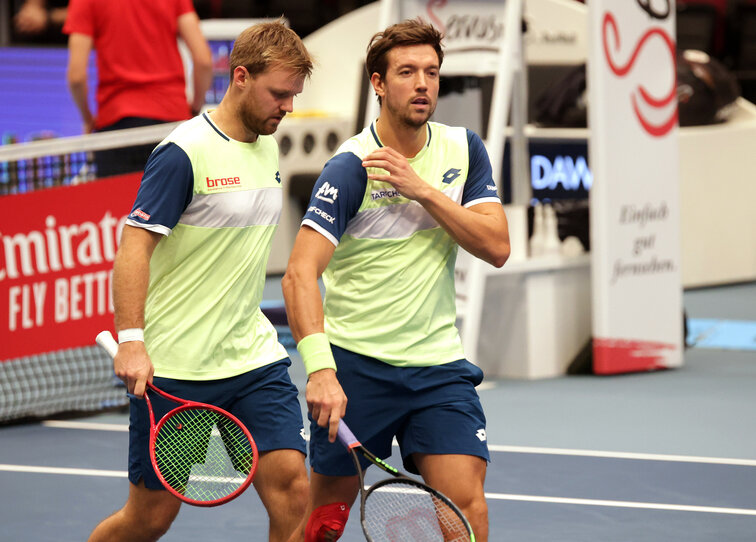 Kevin Krawietz und Andreas Mies sind im Halbfinale der Erste Bank Open gescheitert