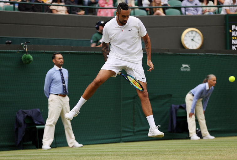 Nick Kyrgios is in the quarterfinals in Stuttgart