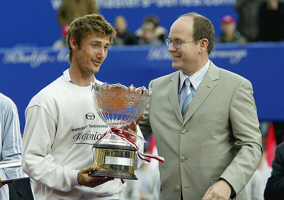 Juan Carlos Ferrero nach seinem zweiten Sieg im Jahr 2003