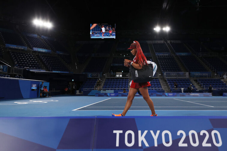 Naomi Osaka musste sich in Tokio früh verabschieden