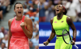 Die kommende Weltranglistenerste Aryna Sabalenka trifft im Finale der US Open auf Coco Gauff.