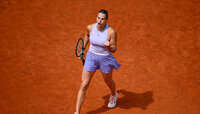 Aryna Sabalenka musste gegen Sofia Kenin viel Energie aufwenden.