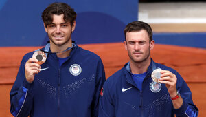 Taylor Fritz und Tommy Paul bei den Olympischen Spielen 2024 in Paris