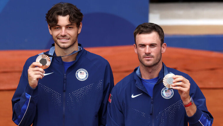 Taylor Fritz und Tommy Paul bei den Olympischen Spielen 2024 in Paris