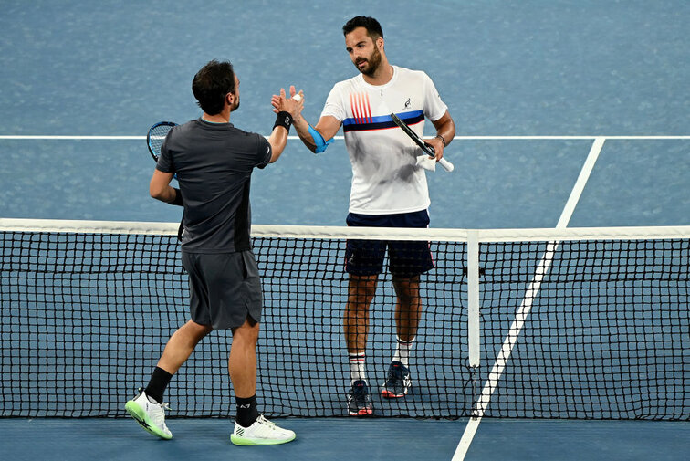 Fabio Fognini und Salvatore Caruso gerieten nach Matchende aneinander Fabio Fognini und Salvatore Caruso lieferten sich einen tollen Kampf