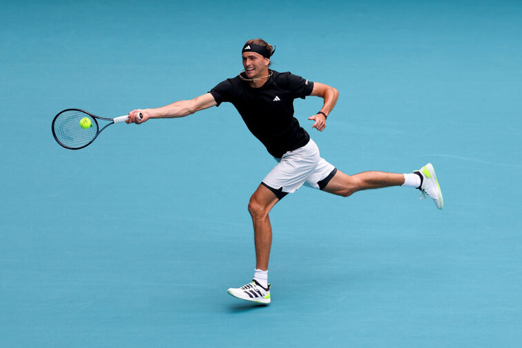 Alexander Zverev besiegte Fabian Marozsan in zwei Sätzen