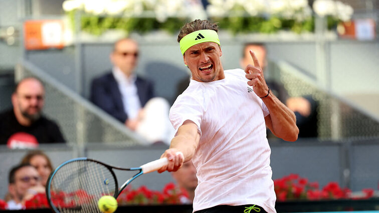 Alexander Zverev geht an Position zwei in das Masters von Madrid.
