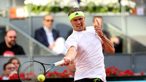 Alexander Zverev geht an Position zwei in das Masters von Madrid.