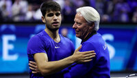 Carlos Alcaraz und Björn Borg beim Laver Cp 2024 Carlos Alcaraz und Björn Borg beim Laver Cp 2024