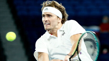 Alexander Zverev hat auch am Samstag gestürmt und gedrängt