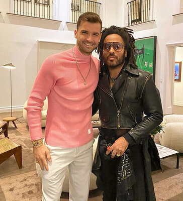 Grigor Dimitrov, Lenny Kravitz